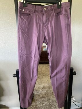 Straight-Leg Women's Jeans in Purple